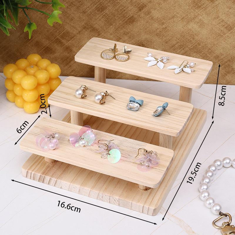 Многослойная деревянная стойка для солнцезащитных очков, полка для очков, держатель ювелирных изделий для нескольких пар очков, витрина