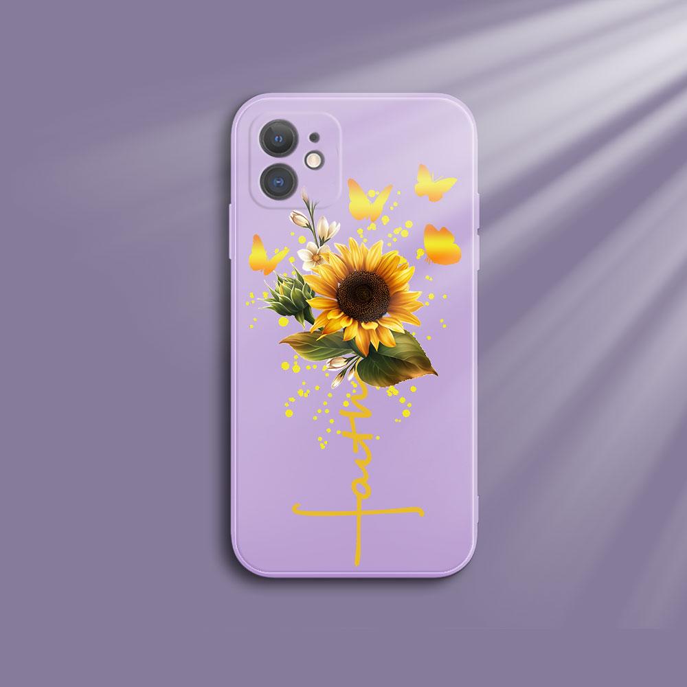 Мягкий силиконовый чехол для телефона с золотым подсолнухом для Xiaomi Redmi 10 12 13C Redmi Note 8 9 10 11 12 13 Pro Plus 5G Защитный чехол из ТПУ