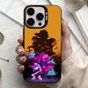 Game D-Deltarune-E  Phone Case For iPhone17,16,15,14,13,12,11 Plus,Pro Max Black Candy silver phone case