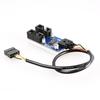 Умножитель USB 2.0 для материнской платы: Разветвитель-адаптер на одну карту с двумя 9-контактными разъемами и четырьмя портами «папа-мама»