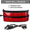 Saddlebag Housing Tail Run Brake Turn Light Lamp for Touring Street Road Glide CVO Electra Glide Ultra Classic Ultra 2014-2024