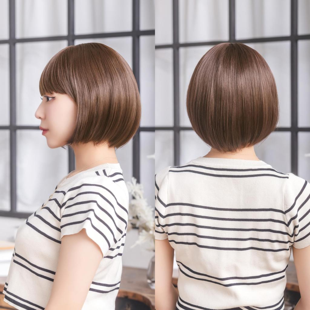 Парик Clearstone WIGGY RICH, Прямой боб, Женский, Шоколадно-коричневый
