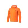 Li Ning Running Series Logo Print Windproof Water-Repellent Reflective Hooded Sports Jacket Men Jacket Carrot-Orange AFDU047-4