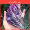 Amethyst Natural Quartz Crystal Wand Point Specimen Healing Home Decor Gift