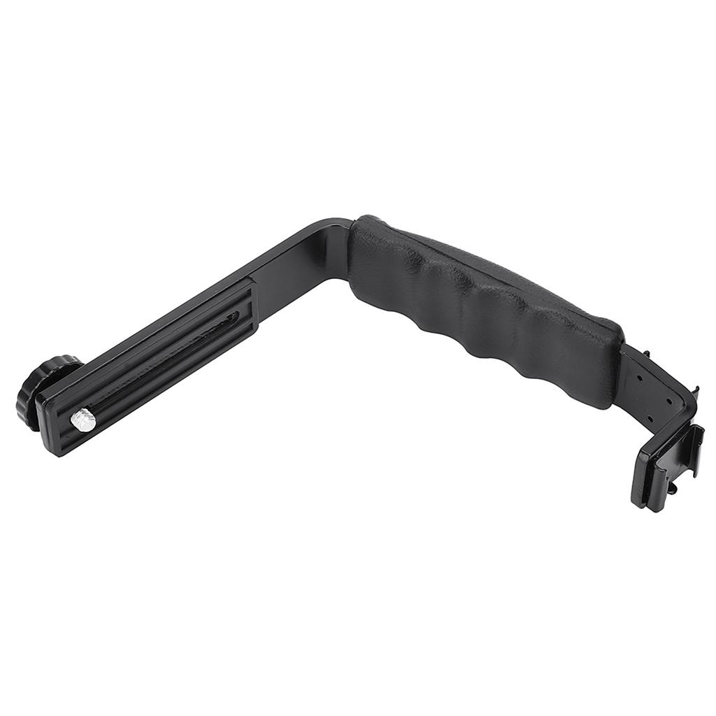 L Shaped Handheld Stabilizer Bracket with Cold Shoe Interface for DJI OM 4 Osmo Mobile 2 3