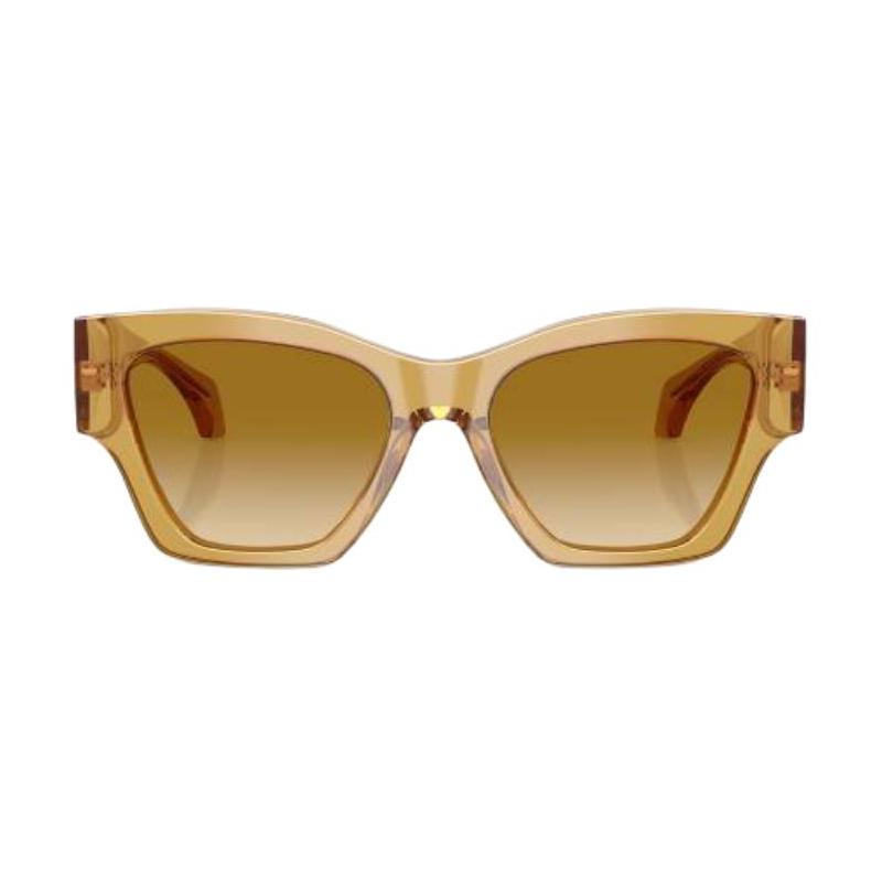 Versace Gradient Design Acetate Irregular Sunglasses Women Yellow 65991979 VE4492U 53472L 53-Black 53