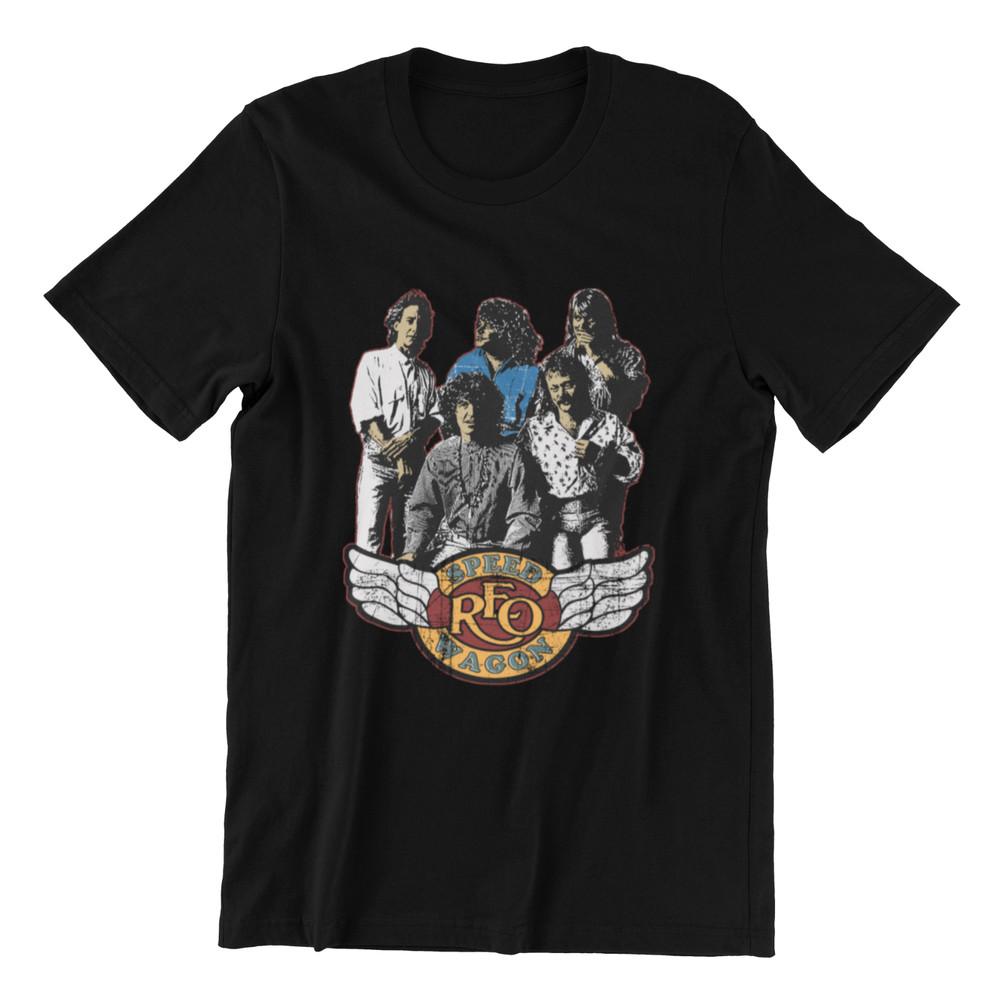 REO Speedwagon 70s 80s Classic Rock 'n Roll Legends Ring Spun Cotton Tee Unisex T-Shirt