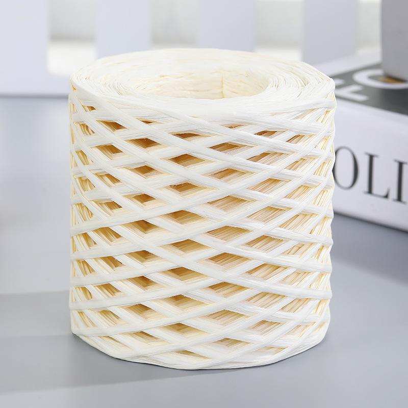 1шт DIY ручной вязки соломенная бумага пляжная сумка из натуральной рафии вязание крючком соломенная пряжа