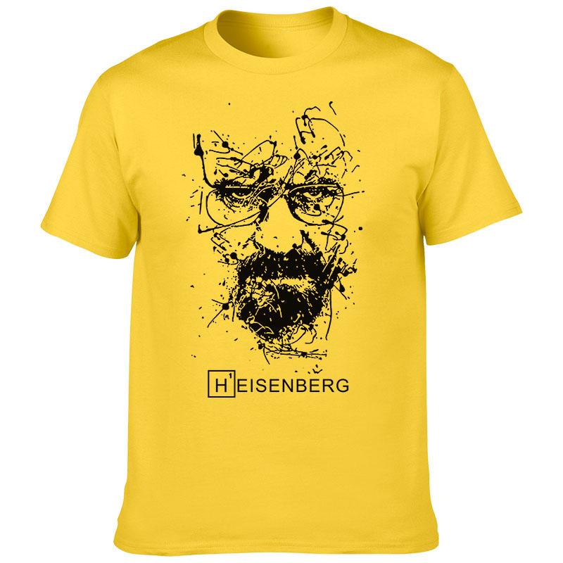 European and American Creative Breaking Bad Heisenberg T-shirt TV Series Printing Men's Street Fashion T-shirt Casual Top