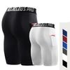 Men's Shorts Compression Sportswear Training Tights Gym Fitness Leggings Short Pants Running Sport Bottoms