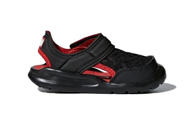 adidas Fortaswim I Низкие кроссовки для малышей Черно-красные Младенцы и малыши AC8420