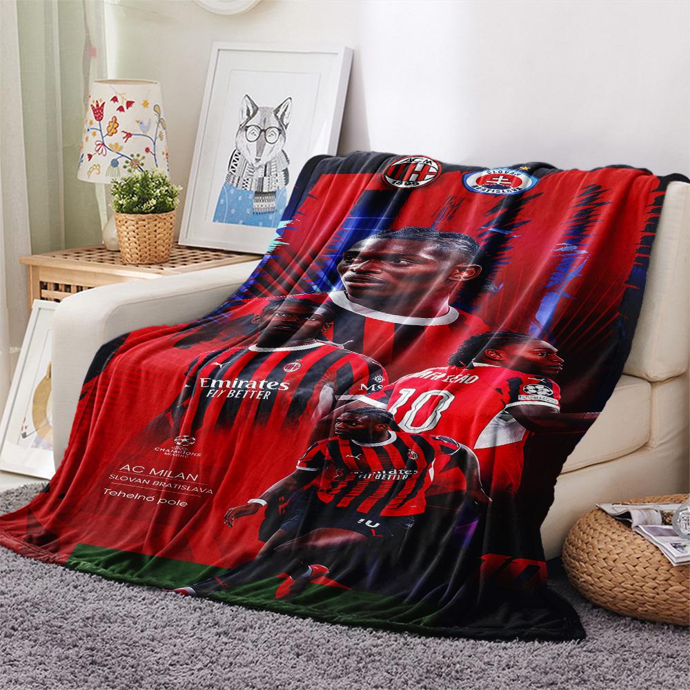 Milan Print FlAannel Blanket, High quality Comfortable for All Seasons, Home Decor, Warmth and Comfort