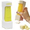 Butter Slicer Cutter Stick Butter Container Dish with Lid Multipurpose Stainless