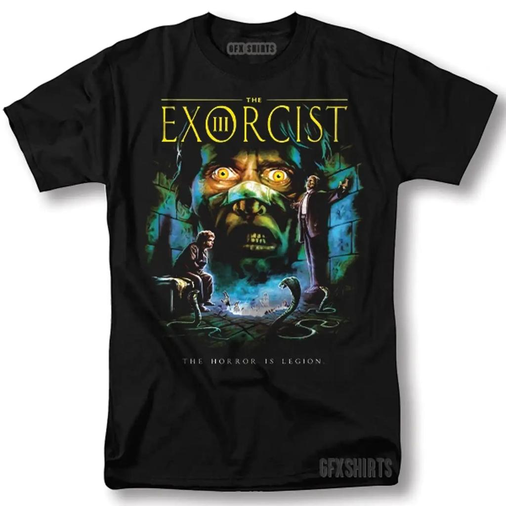 The Exorcist Iii T Shirt Classic Movie Vintage Design Vintage Stylish Stretched Soft Fashion Designer Clothes