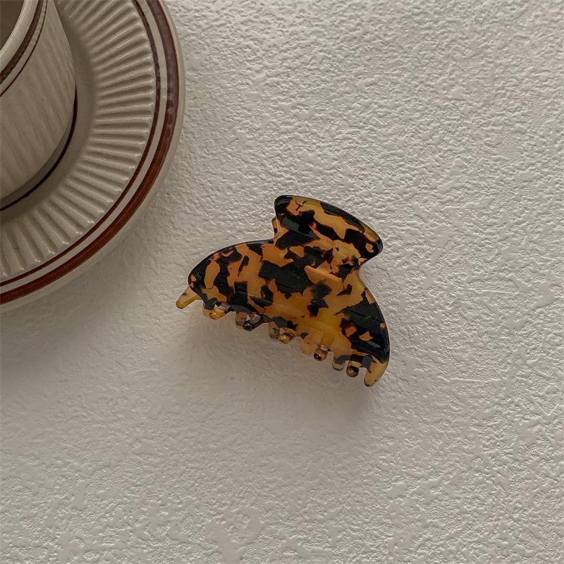 Высококачественная французская имитация ацетата заколка для волос «Маленький монстр» - Элегантная маленькая заколка-акула для женской прически