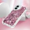 For iPhone 16 TPU Case Glitter Quicksand Shockproof Phone Back Cover