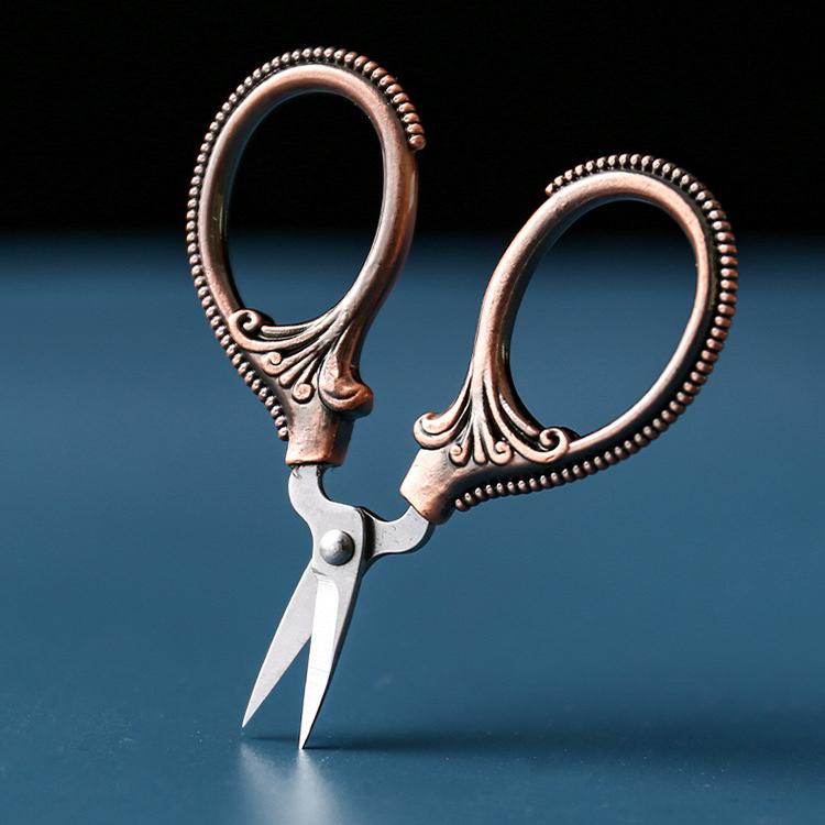 Student Retro Household Mini Scissors Portable Scissors