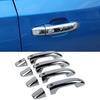 Хромированные накладки на дверные ручки для + Chevy Silverado с отверстиями для ключей со стороны пассажира США