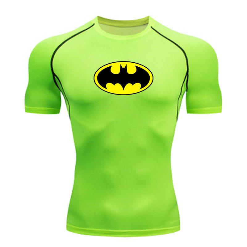 Men's Compression Workout T-Shirt, Breathable Quick Dry Athl
