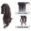 MISS WIG Синтетические 12-дюймовые зажимы для наращивания волос в хвосте, короткие волнистые вьющиеся волосы, зажимы для волос для женщин, для косплея