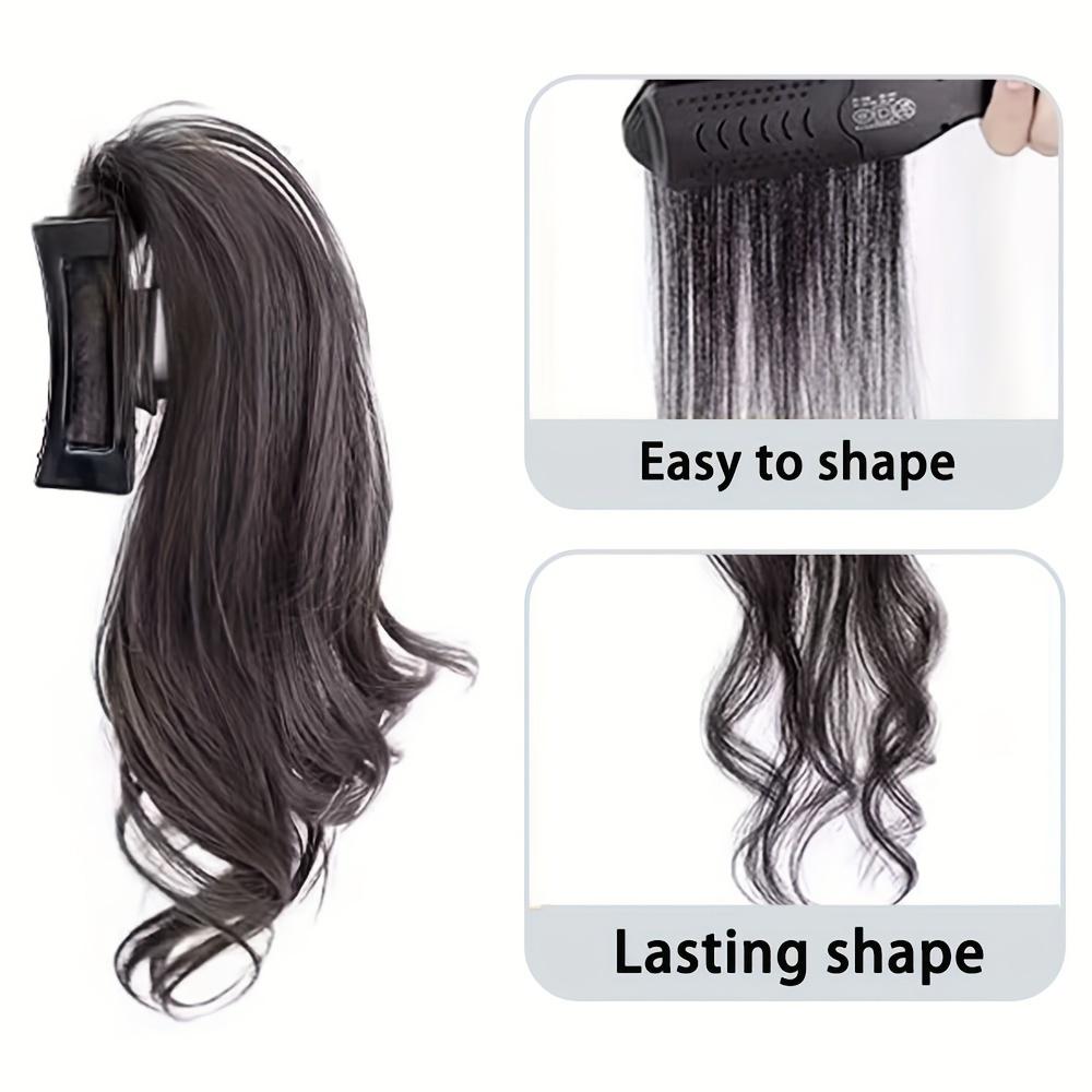 MISS WIG Синтетические 12-дюймовые зажимы для наращивания волос в хвосте, короткие волнистые вьющиеся волосы, зажимы для волос для женщин, для косплея