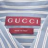 GUCCI  814715 46 Long sleeve shirt blue cotton mens