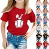 Toddler Girl Boy T-Shirts Kids Top Boys And Girls Printed Short Sleeved T-shirt 1-12Y