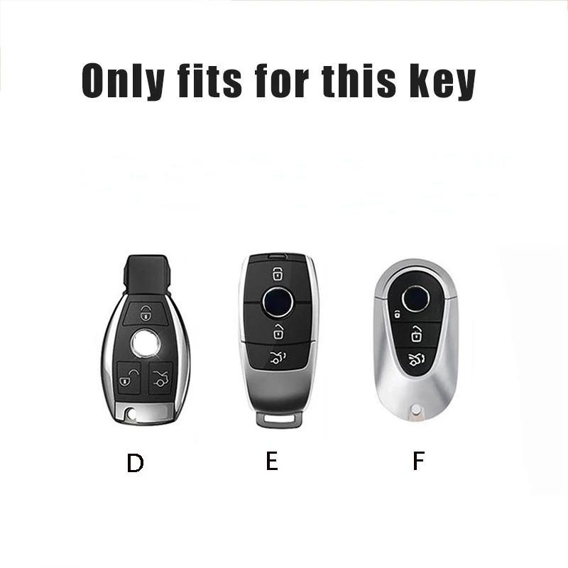 YWP4 Soft TPU Car Smart Remote Key Case Cover Shell For Mercedes Benz A B C E S Class W206 W204 W212 W213 W176 GLC CLA W177 W223 S350