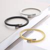Steel Wire Weaving Fashion Geometric Titanium Steel Bracelet