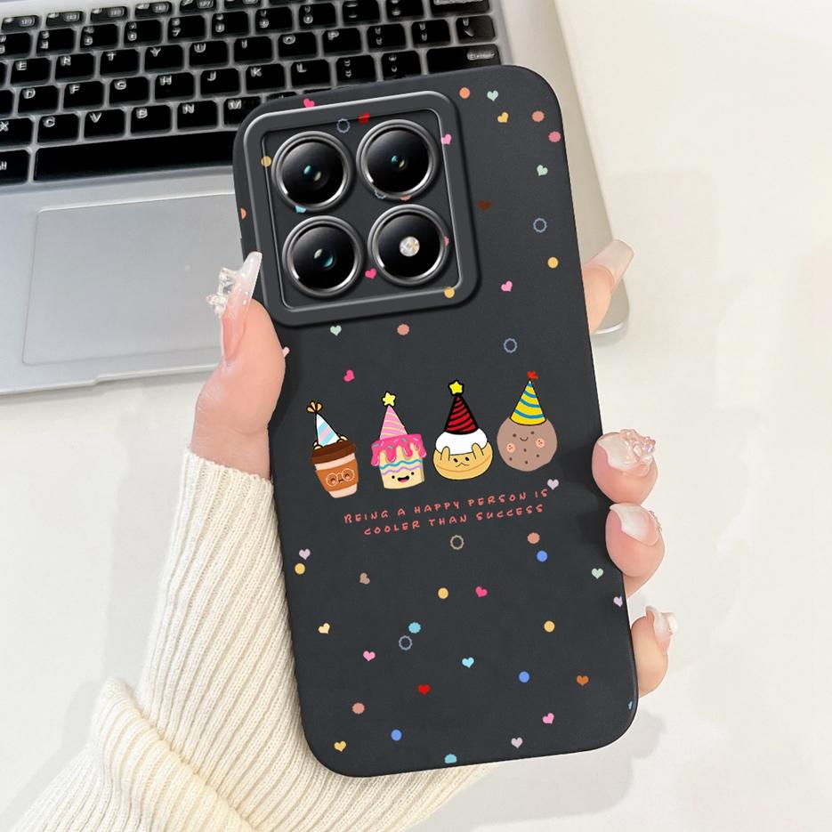For Xiaomi 14T Pro Case Cute Dog Cartoon Cover Soft TPU Full Cameras Protection Shell For Xiaomi Mi 14T Pro Mi14T 5G Phone Cases