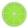 Jelly Color Fruit Shape Coasters Creative Skid Insulation Silica Gel Cup Mat