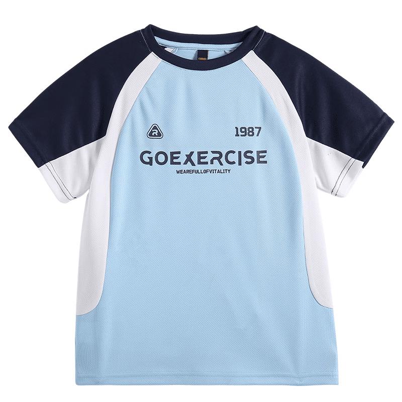 Romamon Boys' 2026 Summer Lightweight Short Sleeve & Shorts Set