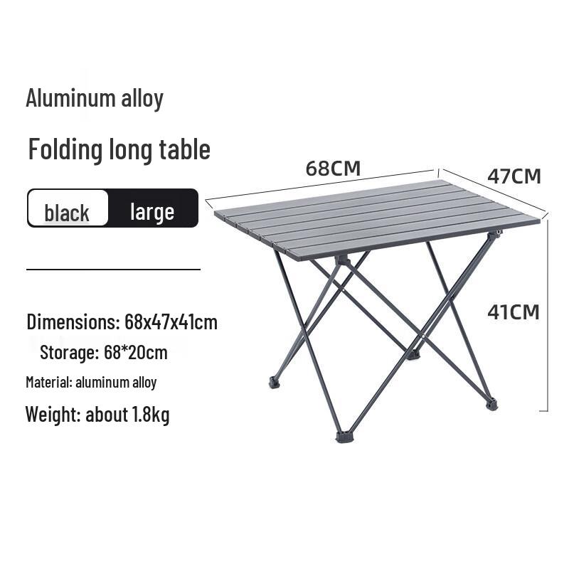 Aluminum Alloy Outdoor Folding Camping Table