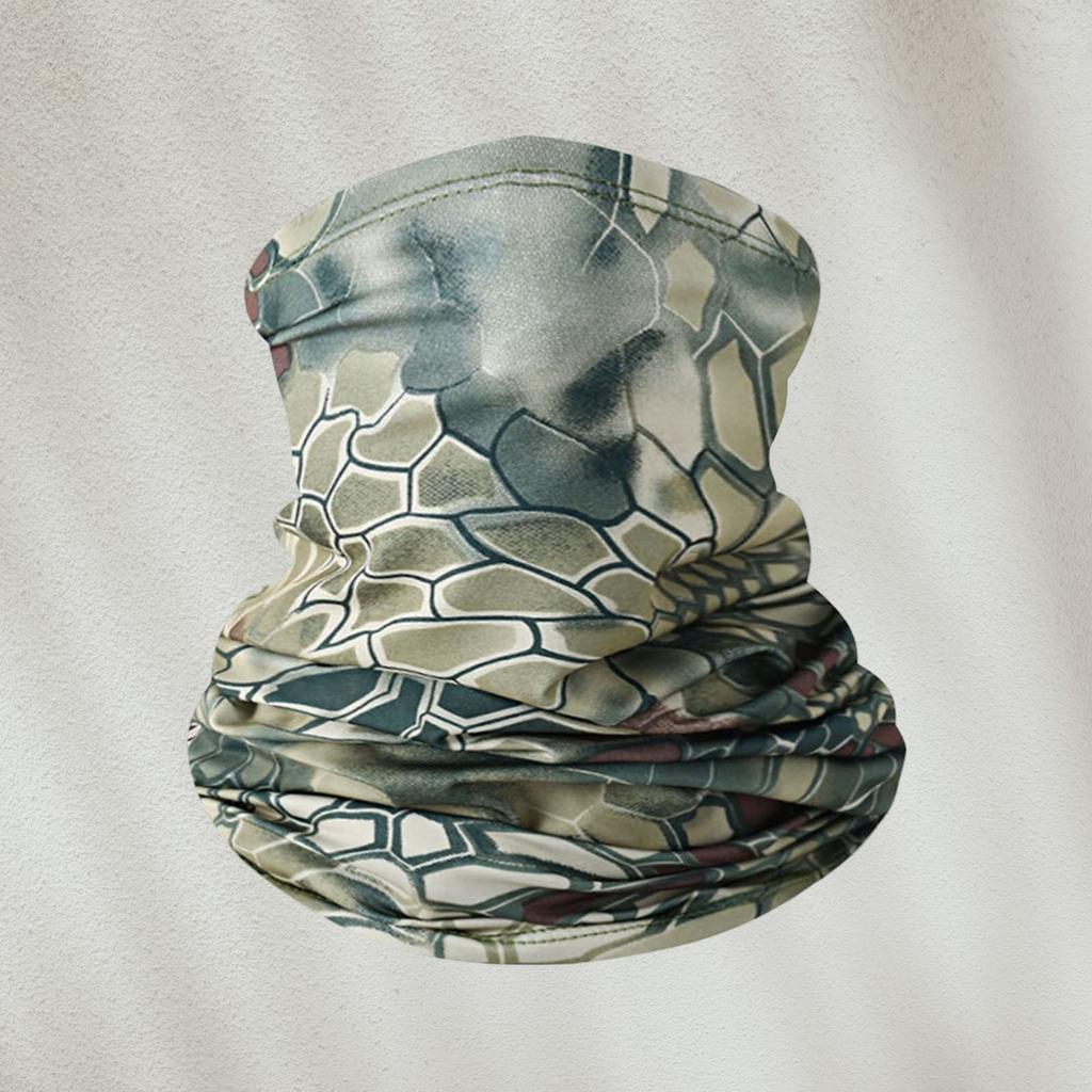 Летняя солнцезащитная маска для езды на велосипеде, для рыбалки на открытом воздухе, для защиты от ультрафиолета, камуфляжный принт, платок на голову, солнцезащитный шейный платок