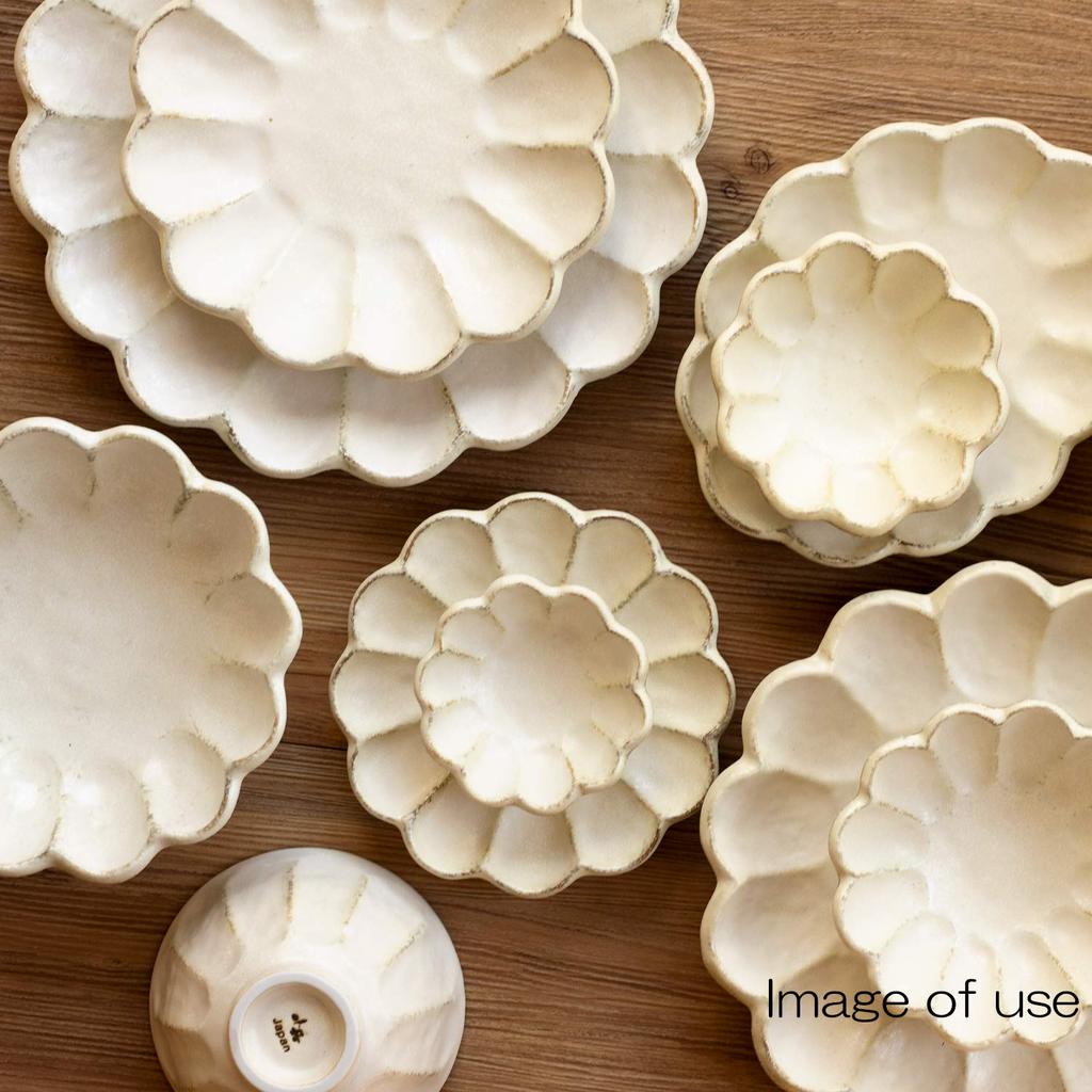 Миска для риса Mino Ware Kaneko Kobei, белая, Nerinaka, диаметр примерно 16 x высота, можно мыть в микроволновой печи, сделано в Японии, "Rinka", 8,5 см, 555-0024