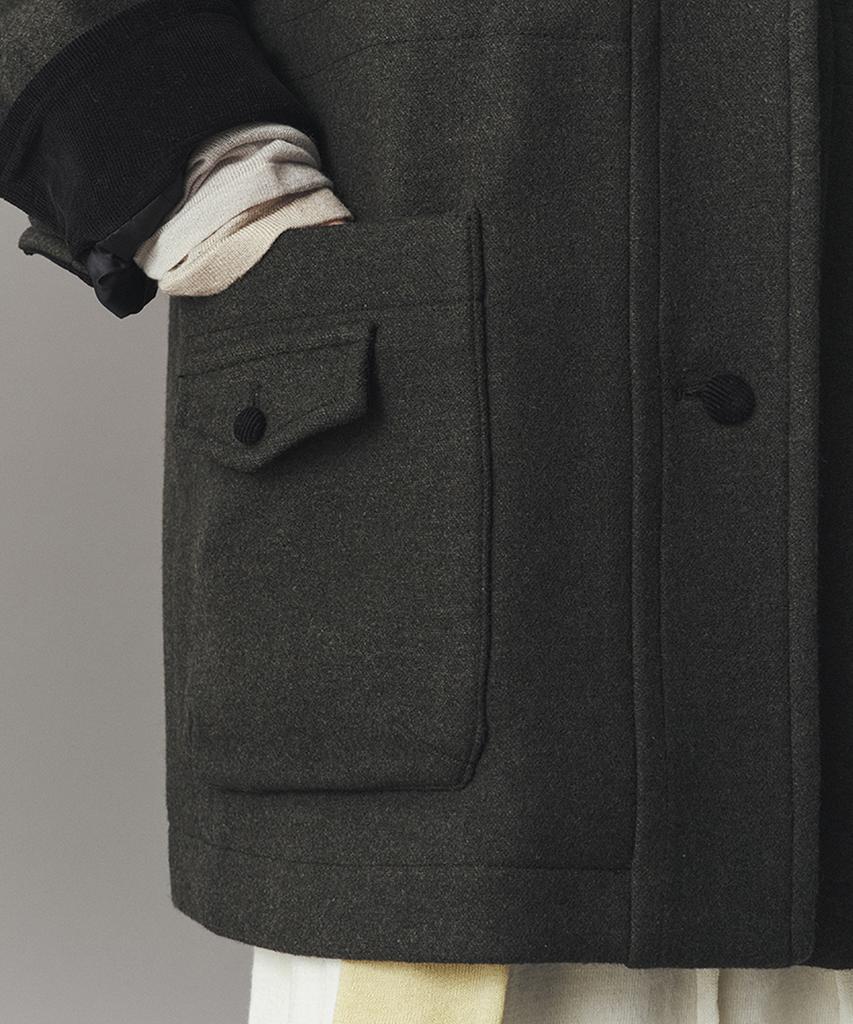 Ahwe Wool Field Jacket_D Khaki