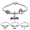 High -Quality Halloween Pumpkin Bat Ghost Charms Beads Pendant With Charms Bracelets For Women Children Jewelry