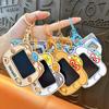 New Mini Cat Dog Animal Graffiti Board Keychain Cute Student Schoolbag Pendant Keyring Can Be Clearing Diy Painting Keychain Toy
