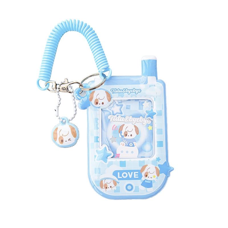 Lovely Kpop Idol Photocard Holder American Style Kawaii Animal Puppy Bunny Card Holder Sbuway Bus School Card Protective Sleeve