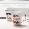 2 Cups Mr and Mrs Right Mug Mr and Mrs