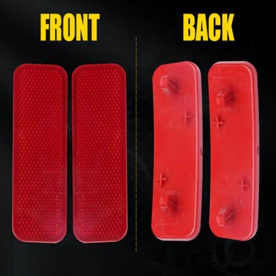 Rear Bumper Reflector Set For 2014-22 Ford Transit Connect FO1185106 FO1184106 A