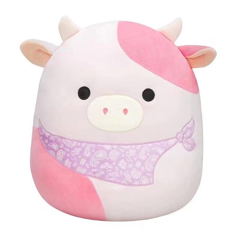 Мягкие игрушки Squishmallows, 20 см, бирюзовый, зеленый, розовый, Анастасия, плюшевая кукла, мягкая подушка Squishmallow для