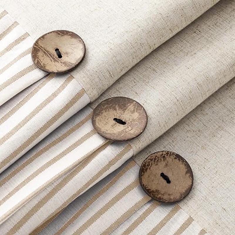 Шторка для душа Handoon с оборками и строчкой пуговичкой