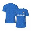 Модные Футболки с Графикой Флага Уругвая Летний Тренд Футболки с 3D Печатью Национальной Герба Повседневные Спортивные Футболки Оверсайз