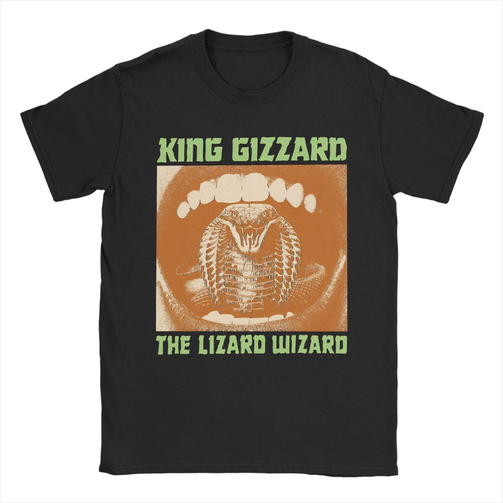 Printed This Is King Gizzard & Lizards Wizard T Shirt For Unisex Cotton T-shirts Short Sleeve Tops