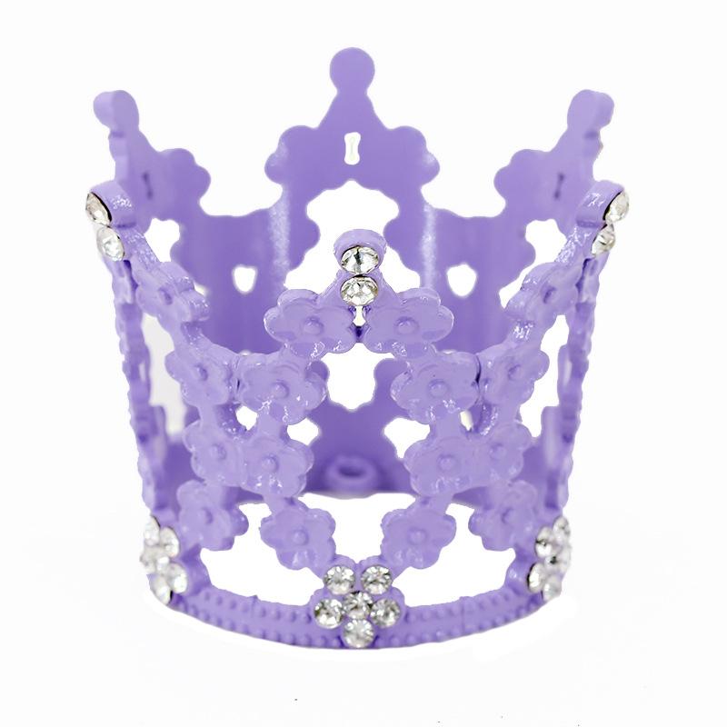 Украшение для торта корона мини цветок сплав головной убор детская корона на день рождения украшения
