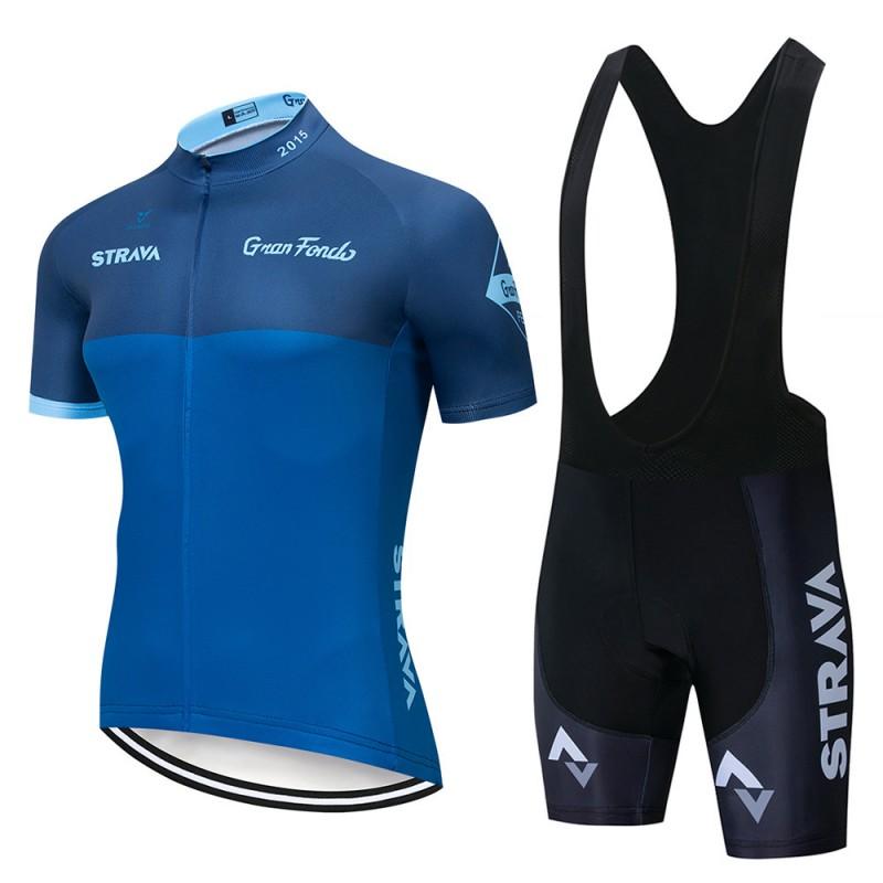 20 Styles Strava Cycling Jersey Set Breathable Quick-Dry Bike Shorts Road Mountain Biking Unisex