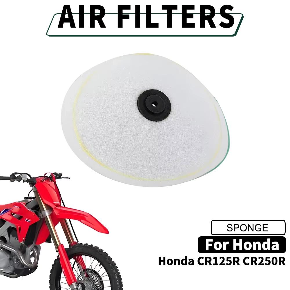 Motorcycle Air Filter Cleaner Intake Sponge For Honda CR125R CR250R CR 125 250 R Dirt Pit Bike Motorcycles Accessories