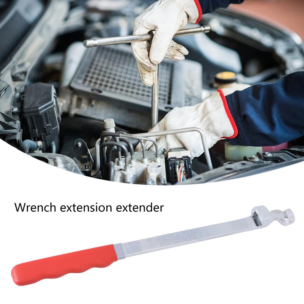 Adjustable Wrench Spanner Extender Tool 389MM Extension Power Lever with Soft Comfortable Grip for Enhancing Leverages