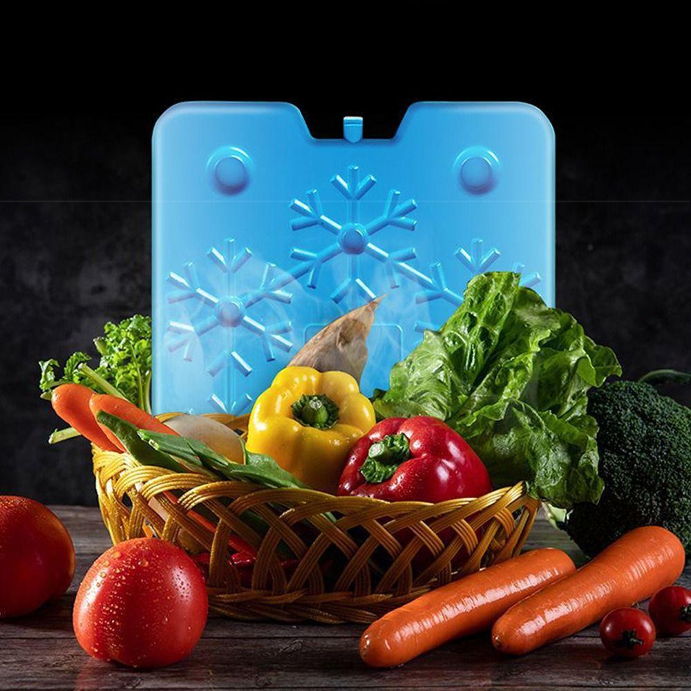Blue Ice Crystal Box PE Refrigerated Shipping Cooling Box New Ice Box Food